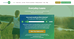 Desktop Screenshot of everyday-loans.co.uk